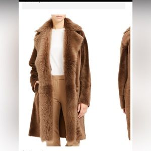 Theory Jathan shearling coat